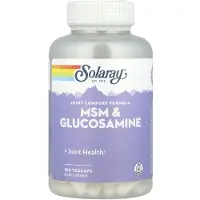 Solaray Msm+glucosamine Capsules 180 Units Clair