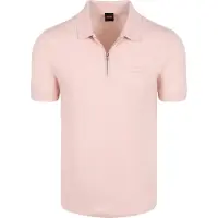 BOSS pour homme. 50537507 Polo Slim Fit rose (L), Casuel, Coton, Manche courte