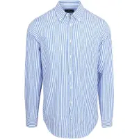 Steppin' Out Chemise Large Rayée Bleue