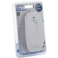 Logilink Maus USB Optical Scroll 1000dpi weiß (défilement optique 1000 dpi)