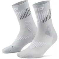 Cep Core Run Merino Socks Mid Cut 3.0, chaussettes de running, homme, gris