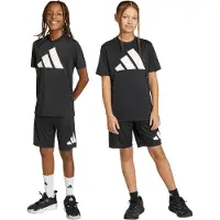 Adidas Train Essentials Big Logo Shorts Noir 9-10 Years Enfants
