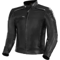 SHIMA Blake blouson en cuir de moto, noir, L
