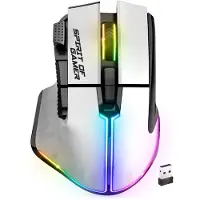 SPIRIT OF GAMER Pro M5 Wireless Gaming Mouse Argenté
