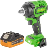 Procraft PWA18bb Clé à choc sans fil 20 V 550 Nm 1/2" Brushless + 1x batterie 4,0 Ah - sans chargeur