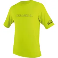 O'Neill Basic Skins Rash Tee Short Sleeve Rash Guard Vert L