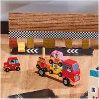 Vilac - Truck with Trailer and Stacking Cars (7636)