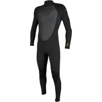 O'Neill Reactor-2 3/2 Mm Junior Long Sleeve Back Zip Neoprene Suit Noir 14 Years Enfants