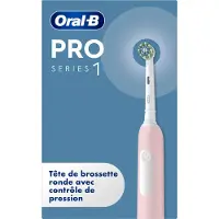 Oral-B Brosse à dents électrique Pro Series 1, manche rechargeable, tête de brosse, soins dentaires