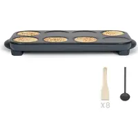 Livoo DOC186G Crêpière multi-crêpes 1500 W, 12 cm