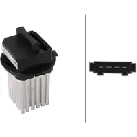 Hella Régulateur pour ventilateur d'habitacle, résistance de ventilateur 5HL 366 410-461, compatible avec la Mercedes-Benz Classe C Berline (W204)