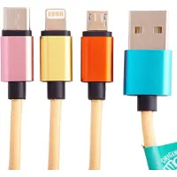Squishmallows 3in1 charging cable (1.2M) Leonard