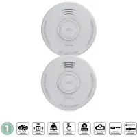 Alecto Sd110 2x Détecteur De Fumée White