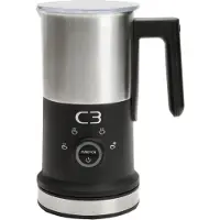 C3 Mousseur à lait en acier inoxydable, capacité 240 ml/115 ml