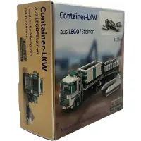 LEGO LKW mit Container & Anhaenger – 7,5 Tonner Baustellenfahrzeug fuer City, Transport & Baustelle