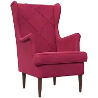 vidaXL fauteuil Bordeaux Velours