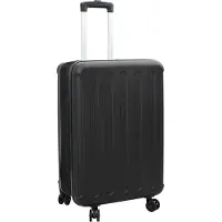 vidaXL Valise avec serrure Noir 34 x 23 x 55,5 cm ABS plastique