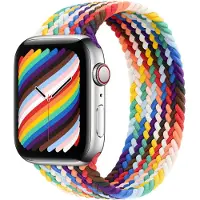 Apple Bracelet tressé pour Watch | 44/45/46/49 mm - Taille 3 - Édition Pride