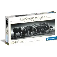 Clementoni Puzzle CLE 1000 Panorama Troupeau de Géants 39836