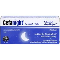 Cefak KG Cefanight : comprimés orodispersibles à dissolution rapide, saveur vanille, 60 comprimés