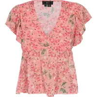 Faina Chemisier vert / rose