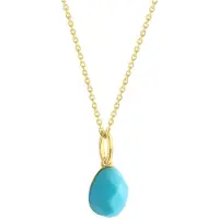 Jamelli Chaîne turquoise / or