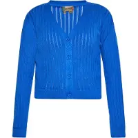 Mymo Cardigan bleu cobalt