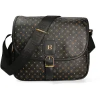Briciole Sac bandoulière noisette / noir