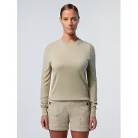North sails Femmes, Pull-over, Green Cotton Women Sweater, Vert, (S)