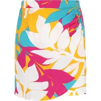 IZIA Jupe beige / bleu clair / jaune / rose