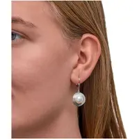 Zeeme Boucles d'oreilles blanc