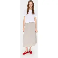 Saint tropez Jupe 'Louise' beige foncé