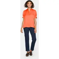 Saint tropez Chemisier 'Veeni' orange foncé