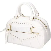 Braccialini Sacs à main pour femmes, en polyuréthane, fermeture éclair, poignées en similicuir, couleur noire