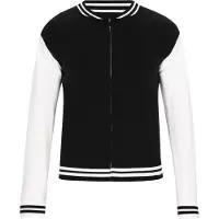 MO Vestes en maille noir / blanc