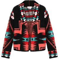 IZIA Cardigan mélange de couleurs / noir
