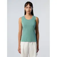 North sails Femmes, T-shirt, Verde Modal Woman Tank Top, Vert, (XS)