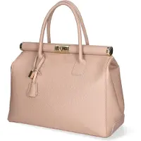 Gave Lux Sac à Main Aleria Femme Cuir Véritable Blanc Fabrication Italienne Bianco UNICA 35x26x16 cm