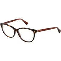 Web Lunettes de vue œil de chat - - 56/14/140 - Havana - Acétate - Montures cerclées - Transparent - Casual - Femme