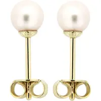 Orolino Boucles d'oreilles or / blanc perle