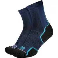 1000 Mile Socks Trail Repreve Single Layer Socks 2 Units Bleu EU 35-38 1/2