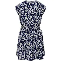 ONLY GIRLS Robe 'KOGZALINA' bleu foncé / jaune / blanc