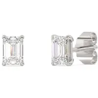 Diam Addict Boucles d'oreilles blanc