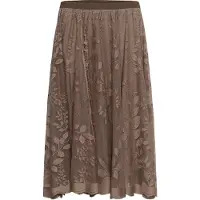 Cream Jupe 'CRLuanna' chocolat / brocart