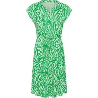 Kaffe Robe 'KABella' citron vert / blanc