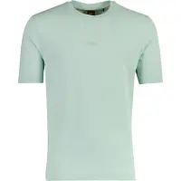 BOSS pour homme. 50473278 T-shirt en coton stretch turquoise (XL), Casuel, Manche courte