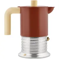 Alessi Pm01/br Espresso Coffee Maker Marron One Size / EU Plug 220V