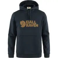 Fjällräven - Sweat à capuche en coton - Fjällräven Logo Hoodie M Dark Navy en Coton - Taille L