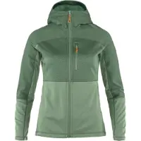 Fjällräven - Polaire de randonnée - Abisko Trail Fleece W Patina Green pour Femme - Taille S - Vert