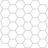 vidaXL , carreaux hexagonaux, 10 pièces, blanc et gris, 30 x 30 cm